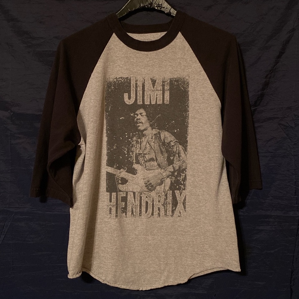 Jimi Hendrix quarter sleeve T-shirt